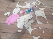 Akcesoria robótki ręczne  do malowania pisanki zajączki Wielkanocne DIY