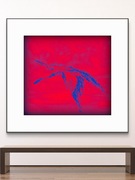 Oryginalny print obrazu "Leaving everything behind" od autorki z sygnaturą