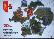 20 lat Powiatu Gdańskiego 1998-2018 rok. Historia Gmin. Polecam 