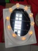 Lustro z różami Led