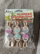 Klamerki dekoracje wielkanoc wiosna 
