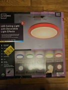 Lampa Led sufitowa - Platom 21w 2200lm ze świetlnymi elementami i pilotem