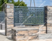 pustak podmurówka ogrodzeniowy bloczek palisada przegroda obejście brama 