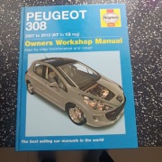 Peugeot 308 Haynes instrukcja obsługi 