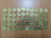 Zestaw 50 szt monet 2 zł np.,Borsuk, Jan Paweł II, Żubr, Ateny