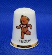 Naparstek Kolekcjonerski Porcelanowy - Miś Teddy