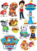 OPŁATEK ZESTAW POSTACIE PSI PATROL CAŁA EKIPA