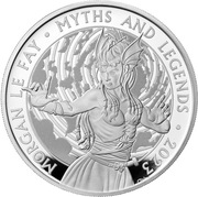 2 Pounds Morgan Le Fay 2024 1 Oz Ag.999