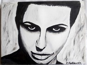 Portret kobiety na płótnie