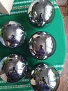 Klosze 15cm kule szare dymione 5szt.