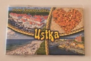 Magnes na lodówkę USTKA Błtyk Mielno Gdańsk Hel Jurata Sopot Serbinowo(1K).