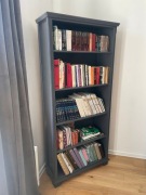 REGAŁ, DREWNIANY, BILLY, IKEA, SZARY, WYSOKI. 