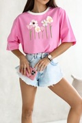 T-shirt damski Basic oversize PRINT NADRUK  Polska marka 