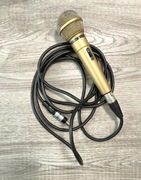 Złoty Mikrofon Audio Metal RD-800GG + Kabel XLR-Jack 6.3mm