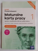 Nowe Ponad Słowami Maturalne karty pracy 1
