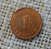 Niemcy RFN 1 pfennig 1990 G