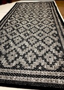 Dywan, chodnik ,Boho czarny, beżowy, 67 x 140 cm, Multidecor.