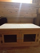 Solidna 2 komorowa klatka z wyjmowaną przegrodą 105/85 wys50+nogi