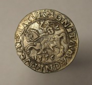 Półgrosz litewski 1556 Zygmunt August - piękny