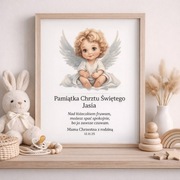 Pamiątka Chrztu Świętego | Obrazek | Metryczka | 21 x 29,7 