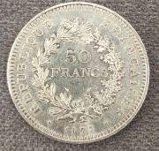 Stara Moneta Liberte Egalite Fraternite z 1977r Kolekcjonerska