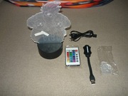 Lampka nocna 3D animowane postacie