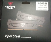 Pamięć RAM DDR4PATRIOT VIPER Steel 16GB (2x8GB) 3200MHz CL16
