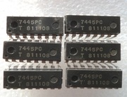 7445PC = SN7445 TTL dekoder BCD na kod 1 z 10 