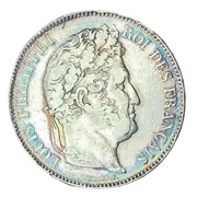 Ludwik Filip 5 franków 1833 BB