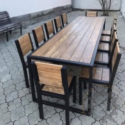 Stół z krzesłami Industrial Loft