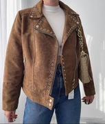 Kurtka ramoneska zamsz C&A