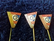 Górnik Zabrze 40 Lat Złota Srebrna Brązowa 