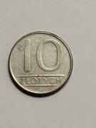 Polska 10 złotych 1986r. stan db.
