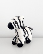 Maskotka zebra 23 cm vintage