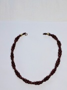 Korale boho drewniane naszyjnik  eco upominek prezent