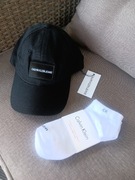 Calvin Klein czapka męska skarpetki męskie r.39-42 