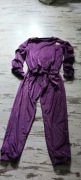 Dres fioletowy welurowy