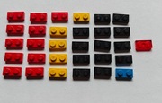 Lego 3023 płytka 1x2 mix - 31 sztuk !