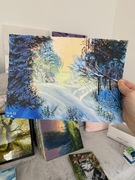 Obraz akrylowy zimowy