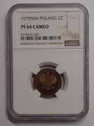 2 ZŁOTE 1979 NGC PF64 CAMEO