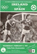 Program Irlandia - Hiszpania 1987.02.04