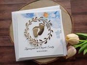 Zaproszenie na chrzest Święty pers