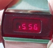 ZEGAREK ELEKTRONIKA 1 TERMINATOR  PULSAR RED LED 