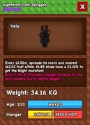 grow a garden nightmare dark spriggan