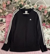 Bluza ADIDAS czarna XS zakładana przez głowę