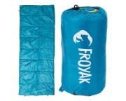 Śpiwór Turystyczny Duży Śpiwór Froyak 200x80 cm  +9C/-8C