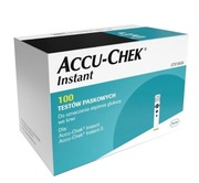 ACCU-CHEK INSTANT, PASKI TESTOWE DO GLUKOMETRU, 100 SZTUK