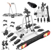 Winterstein Titanium Bagażnik rowerowy Na hak Uchwyt 4 rowery 13PIN Alu