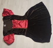 strój wampirzyca wampirka kościotrup szkieletor halloween M 2594