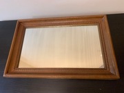 Stare lustro wiszące drewniane